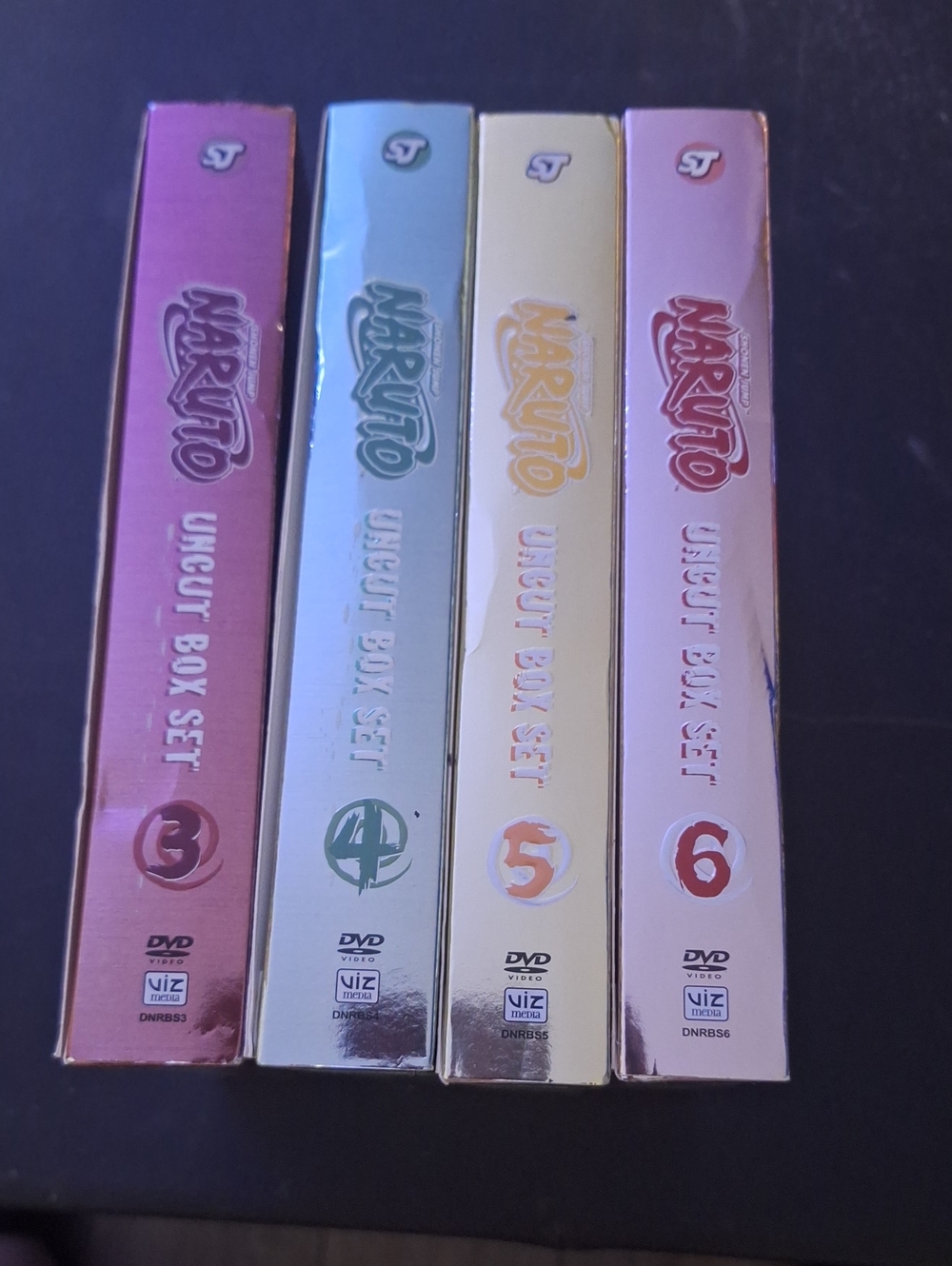 Naruto Uncut Box Set Volumes 3-6 - Multi-Color DVD Collection